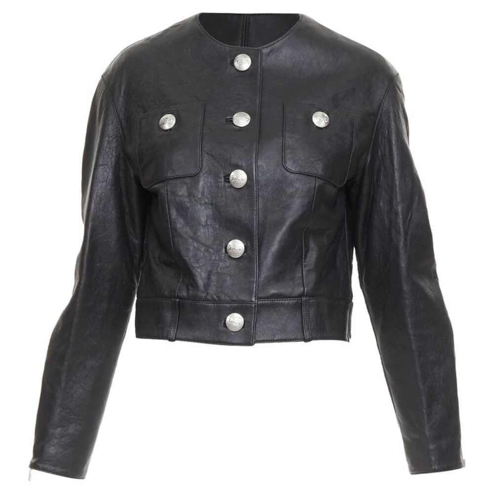 Celine 2021 Lambskin Cropped Jacket